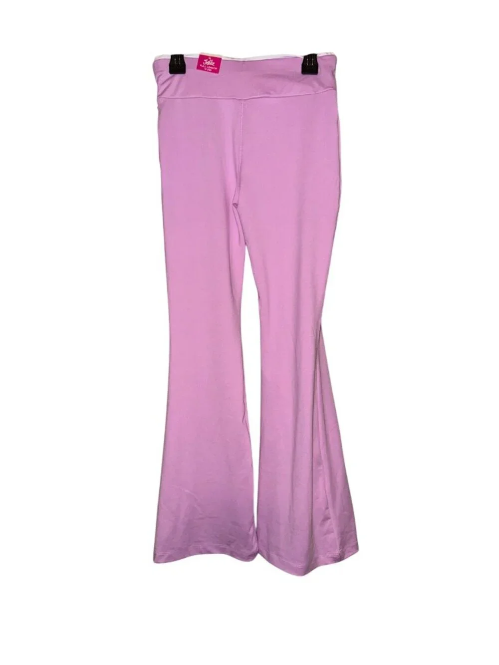 Justice Girls Crossover Waistband Flare Pants Medium (10) Pink New With Tags